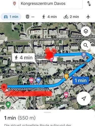 Apartmán Wef 2027 Ferienwohnung, 3 Minuten Fussweg Zum Kongresshaus, Geeignet Fuer 2 Personen *