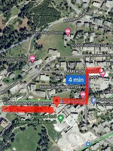 Apartmán Wef 2027 Ferienwohnung, 3 Minuten Fussweg Zum Kongresshaus, Geeignet Fuer 2 Personen *
